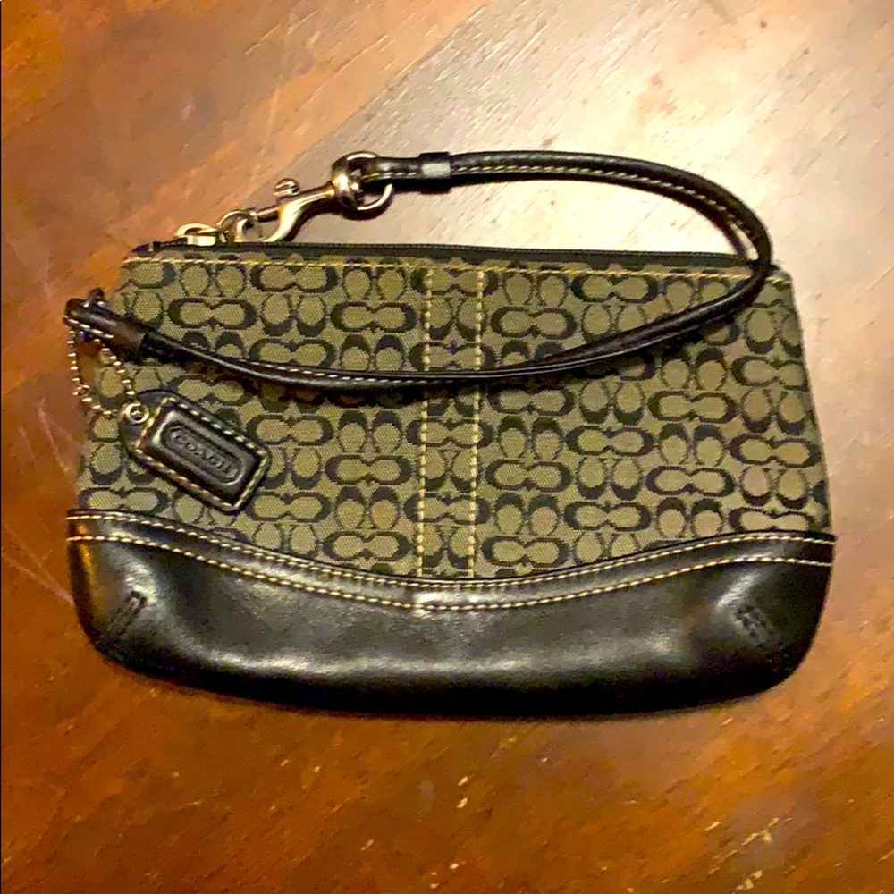 Authentic coach wristlet